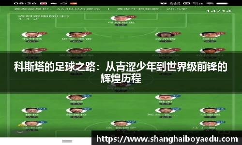 科斯塔的足球之路：从青涩少年到世界级前锋的辉煌历程